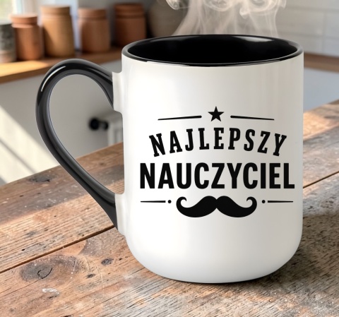 Kubek z nadrukiem śmieszny prezent Dzień Nauczyciela koniec Roku Szkolnego