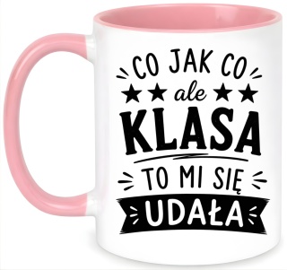 Kubek z nadrukiem śmieszny prezent Dzień Nauczyciela koniec Roku Szkolnego