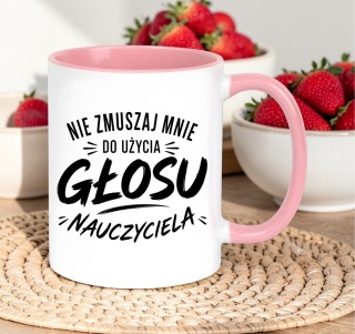 Kubek z nadrukiem śmieszny prezent Dzień Nauczyciela koniec Roku Szkolnego