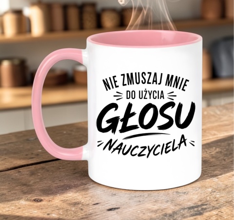 Kubek z nadrukiem śmieszny prezent Dzień Nauczyciela koniec Roku Szkolnego