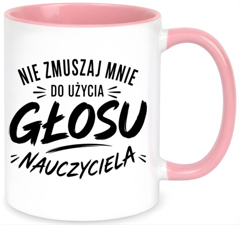 Kubek z nadrukiem śmieszny prezent Dzień Nauczyciela koniec Roku Szkolnego