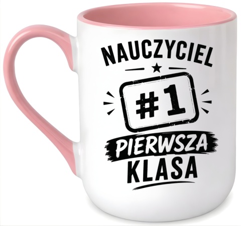 Kubek z nadrukiem śmieszny prezent Dzień Nauczyciela koniec Roku Szkolnego