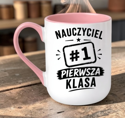Kubek z nadrukiem śmieszny prezent Dzień Nauczyciela koniec Roku Szkolnego