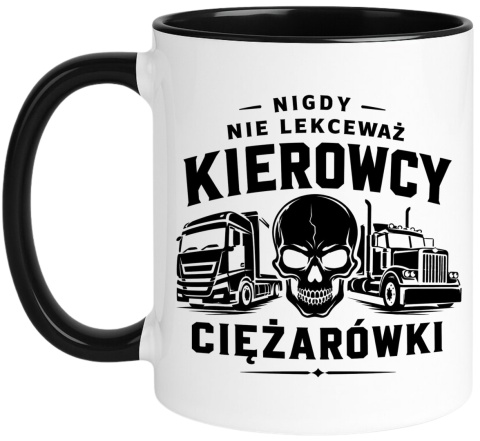 Kubek z nadrukiem śmieszny prezent dla Kierowcy ciężarówki