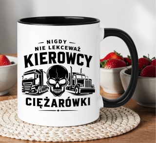 Kubek z nadrukiem śmieszny prezent dla Kierowcy ciężarówki