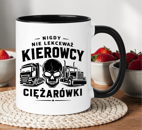 Kubek z nadrukiem śmieszny prezent dla Kierowcy ciężarówki