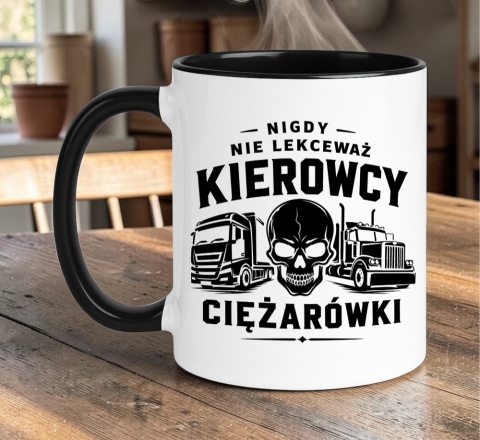 Kubek z nadrukiem śmieszny prezent dla Kierowcy ciężarówki