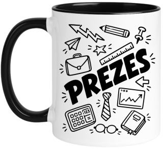 Kubek z nadrukiem śmieszny prezent dla Prezesa Szefa