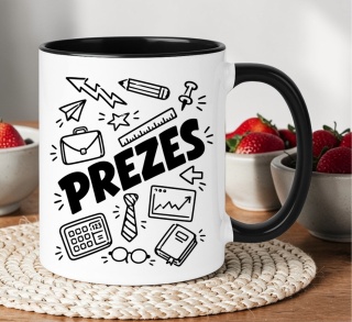 Kubek z nadrukiem śmieszny prezent dla Prezesa Szefa