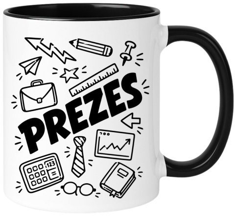 Kubek z nadrukiem śmieszny prezent dla Prezesa Szefa