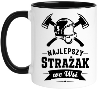 Kubek z nadrukiem śmieszny prezent dla Strażaka - Najlepszy Strażak...