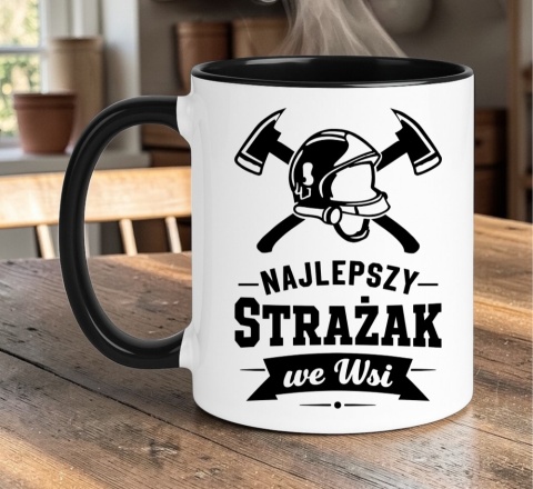Kubek z nadrukiem śmieszny prezent dla Strażaka - Najlepszy Strażak...