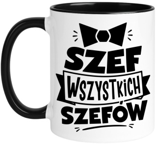 Kubek z nadrukiem śmieszny prezent dla Szefa