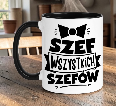 Kubek z nadrukiem śmieszny prezent dla Szefa