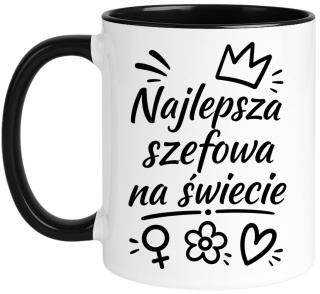 Kubek z nadrukiem śmieszny prezent dla Szefowej