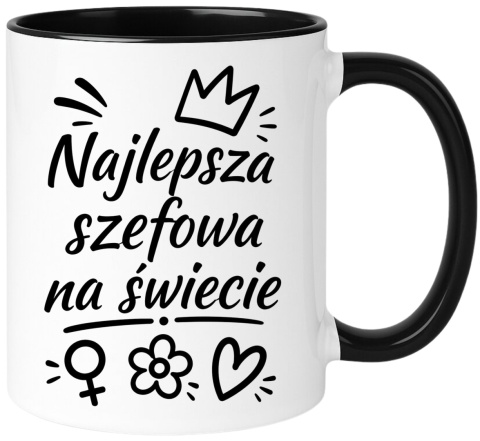 Kubek z nadrukiem śmieszny prezent dla Szefowej