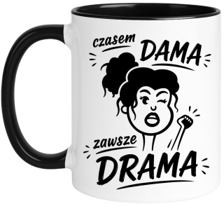 Kubek z nadrukiem śmieszny prezent dla koleżanki dziewczyny mamy