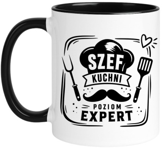 Kubek z nadrukiem śmieszny prezent dla kucharza - Szef Kuchni...