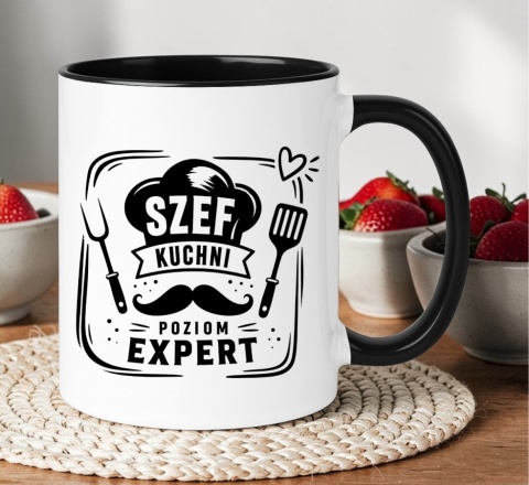 Kubek z nadrukiem śmieszny prezent dla kucharza - Szef Kuchni...