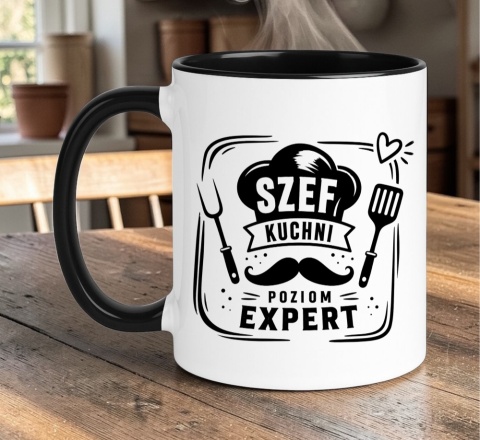 Kubek z nadrukiem śmieszny prezent dla kucharza - Szef Kuchni...
