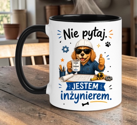 Kubek prezent Pan INŻYNIER śmieszny nadruk upominek zakończenie studiów