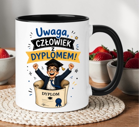 Kubek prezent Pan MAGISTER śmieszny nadruk upominek zakończenie studiów