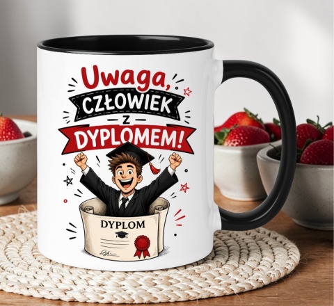 Kubek prezent Pan MAGISTER śmieszny nadruk upominek zakończenie studiów