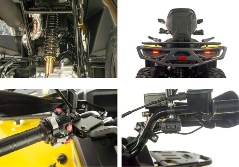 Quad ASIX GLADIATOR 200 4T T3B żółty - homologacja