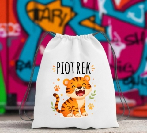Worek na buty kapcie Plecak do Szkoły Przedszkola z imieniem Dziecka wzory
