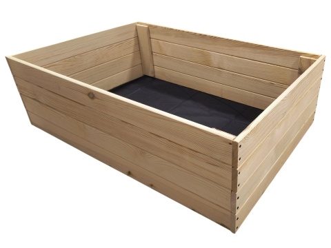 Warzywniak drewniany Zielnik Skrzynia na warzywa Inspekt Grządka 120x60x36