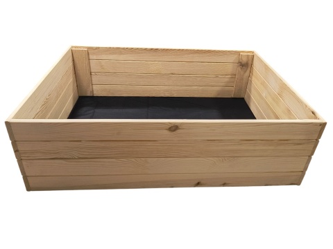 Warzywniak drewniany Zielnik Skrzynia na warzywa Inspekt Grządka 120x80x36
