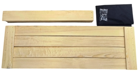 Warzywniak drewniany Zielnik Skrzynia na warzywa Inspekt Grządka 120x80x36